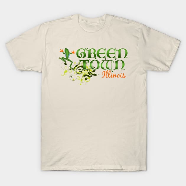 Green Town, Illinois from Ray Bradbury T-Shirt by hauntedjack